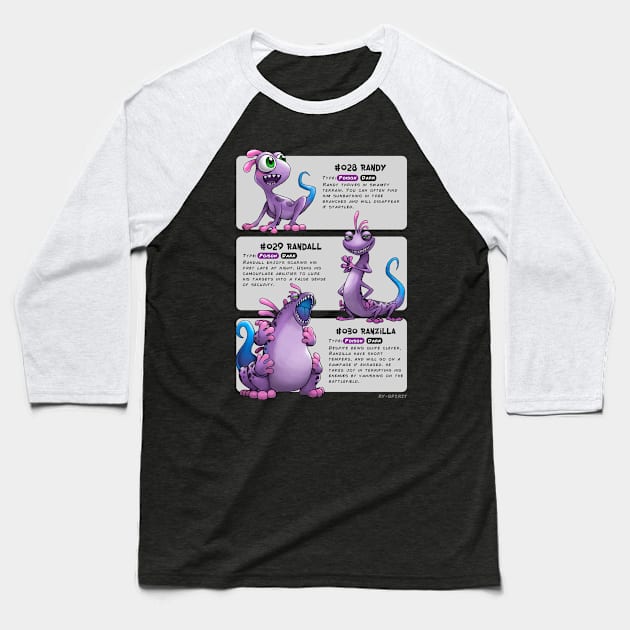 Randall Evolutions Baseball T-Shirt by disneyevolutions